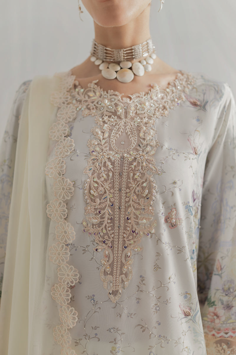 Qalamkar Lux Silk 2025 LK 02 | ROISIN