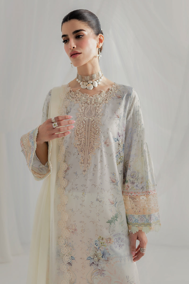 Qalamkar Lux Silk 2025 LK 02 | ROISIN