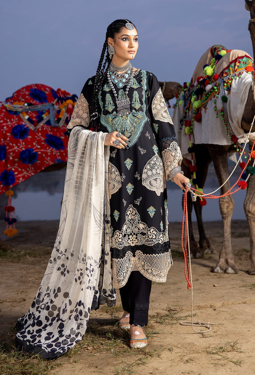 Adan Libaas Lawn By Hafsa Zia ADL101 -5530 - Mirha Fashion