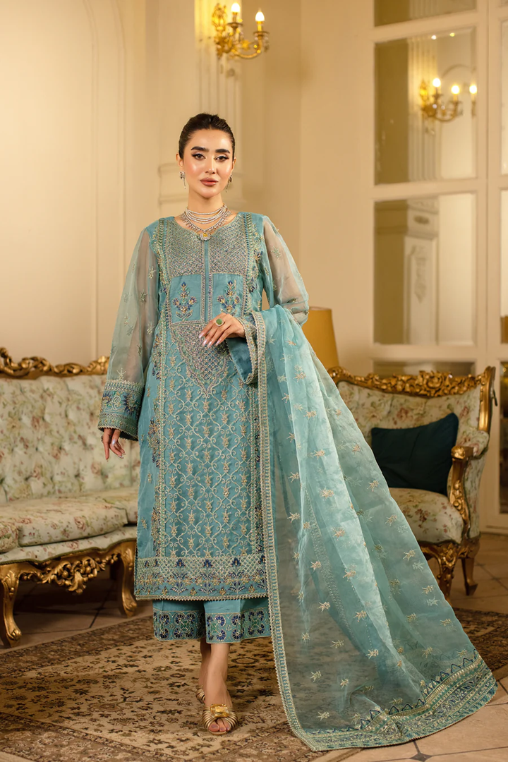 Rajkumari Formal By Sidra Aleem 3 PCS Unstitched 25 | Aquessence 07