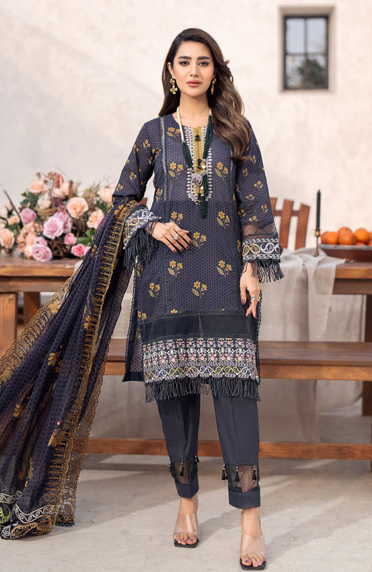 AL Zohaib Sunshine Bloom Embroidered Cutwork | SBC-008