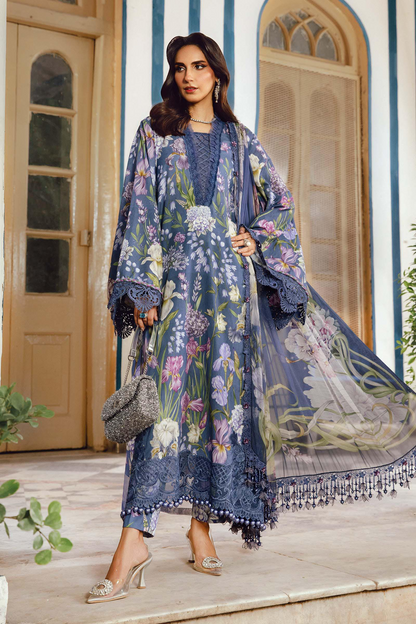 Maria B Mprints Fall Edit 3 PCS Unstitched 2025 | 8B