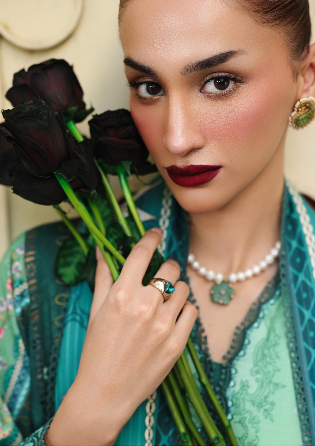 Qalamkar Qprints Winter 3PCS Unstitched Collection 2025 QW 08 B | Anika