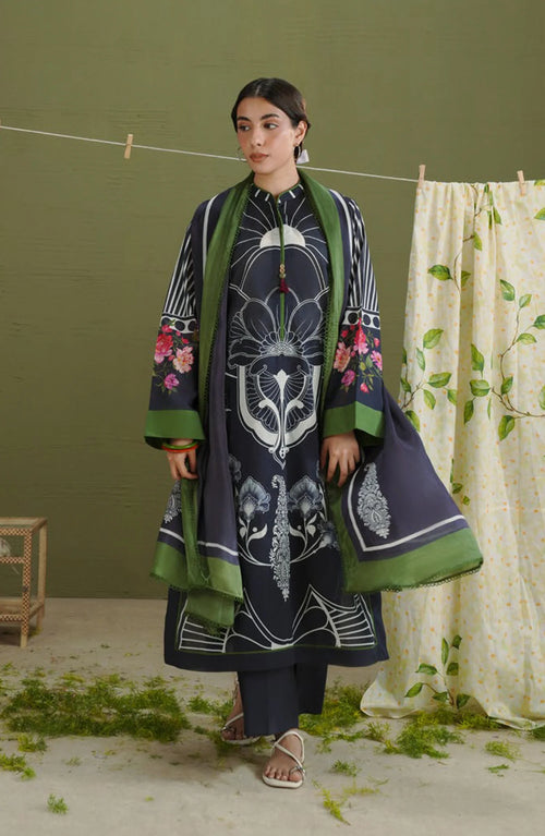 Coco By Zara Shahjahan Prints Drop-one Unstitched Collection 2026 | 10-B RAYA - Mirha Fashion