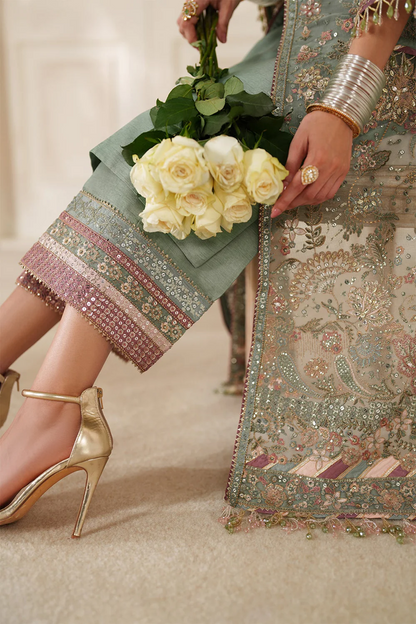 Baroque Chantelle Formal 3PCS Unstitched Collection 2025 | V-14-D06