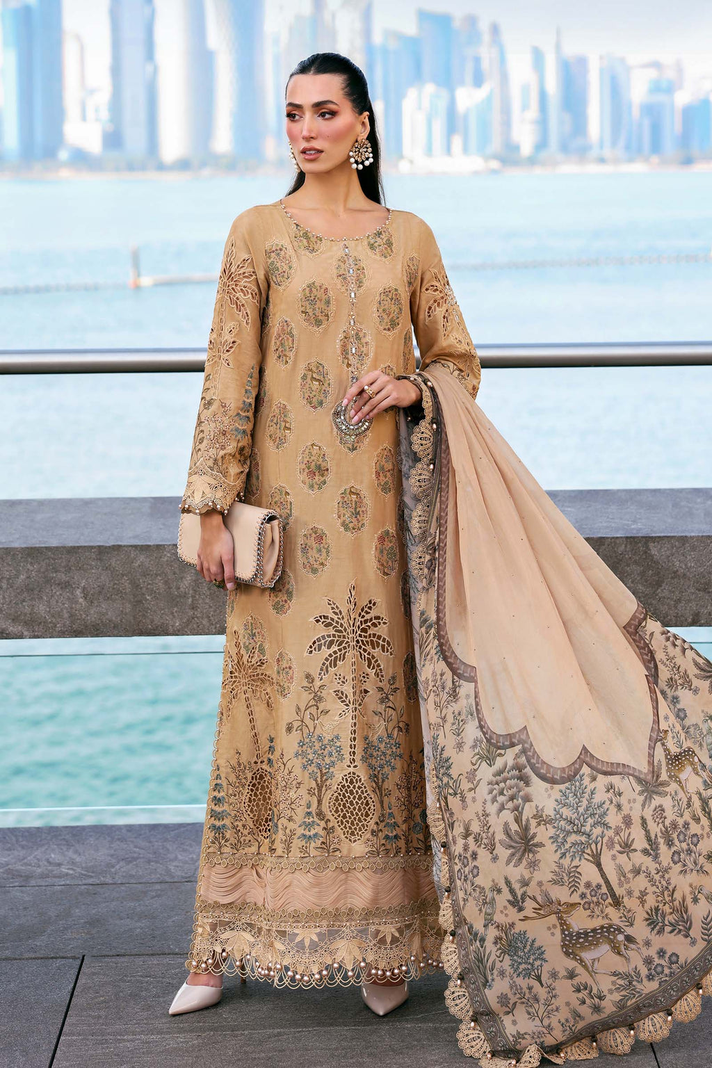 Maria B Luxury Lawn 3PCS Unstitched Collection 2026 | 5A - Mirha Fashion