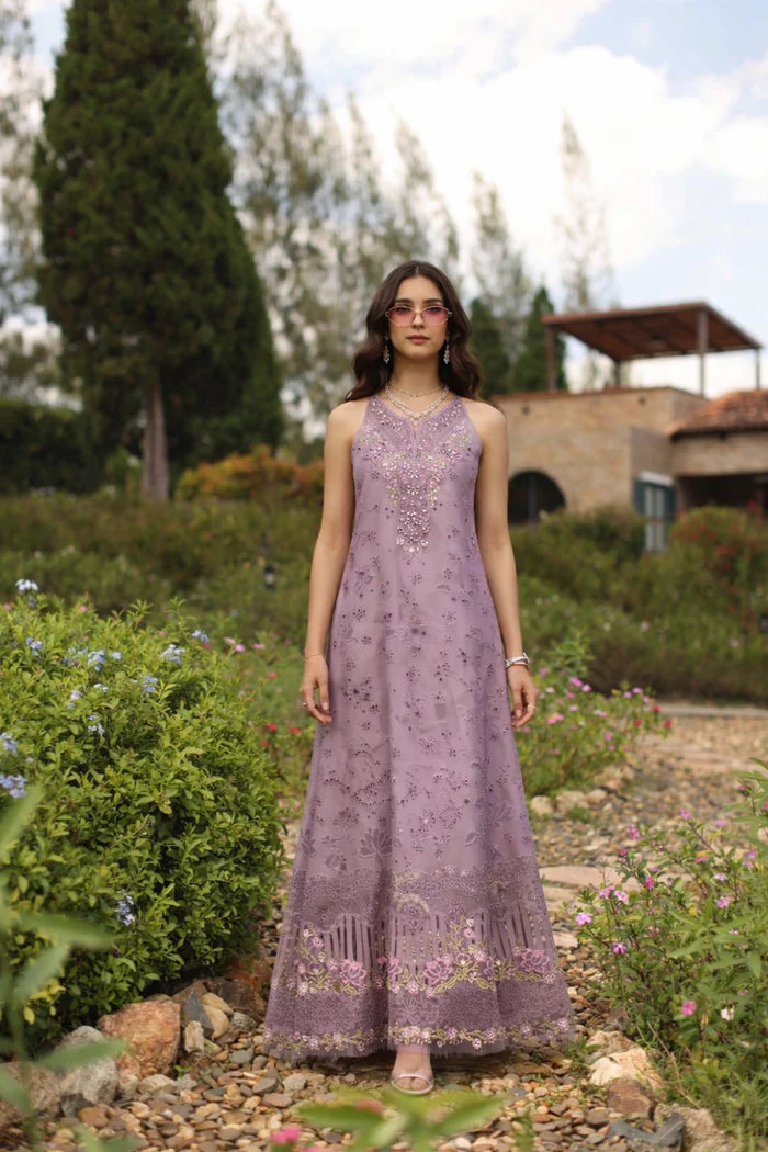 Noor By Saadia Asad Luxury Eid Handwork Schiffli Laserkari Collection 2026 | D9A-VELISSE - Mirha Fashion