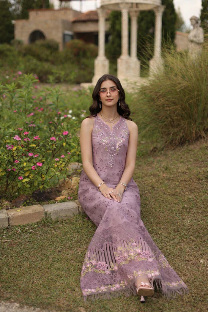 Noor By Saadia Asad Luxury Eid Handwork Schiffli Laserkari Collection 2026 | D9A-VELISSE - Mirha Fashion