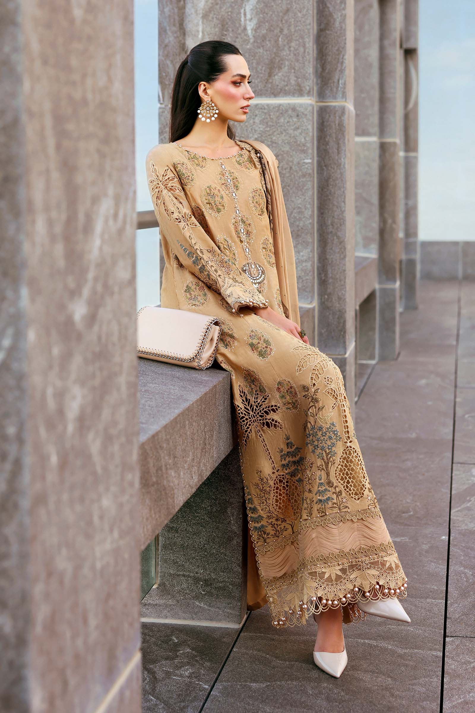Maria B Luxury Lawn 3PCS Unstitched Collection 2026 | 5A - Mirha Fashion