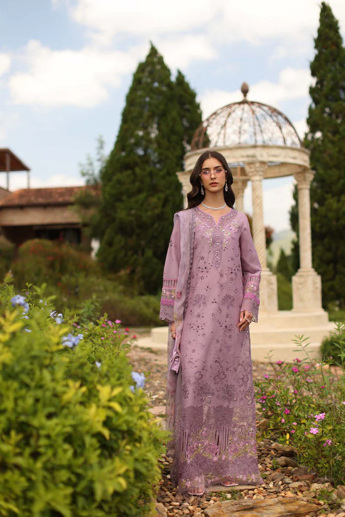 Noor By Saadia Asad Luxury Eid Handwork Schiffli Laserkari Collection 2026 | D9A-VELISSE - Mirha Fashion