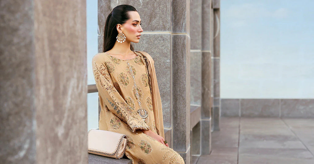 Maria B Luxury Lawn 3PCS Unstitched Collection 2026 | 5A - Mirha Fashion