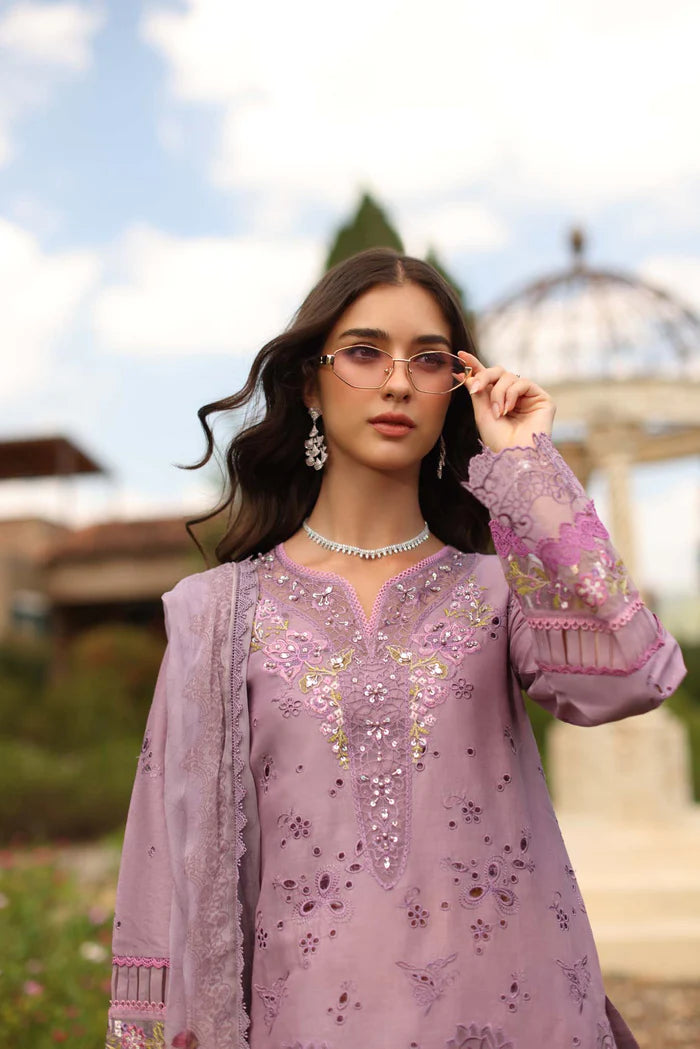 Noor By Saadia Asad Luxury Eid Handwork Schiffli Laserkari Collection 2026 | D9A-VELISSE - Mirha Fashion