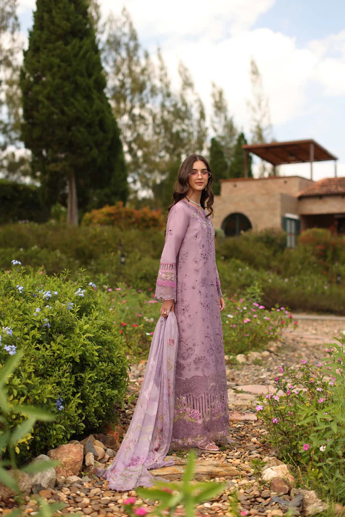 Noor By Saadia Asad Luxury Eid Handwork Schiffli Laserkari Collection 2026 | D9A-VELISSE - Mirha Fashion