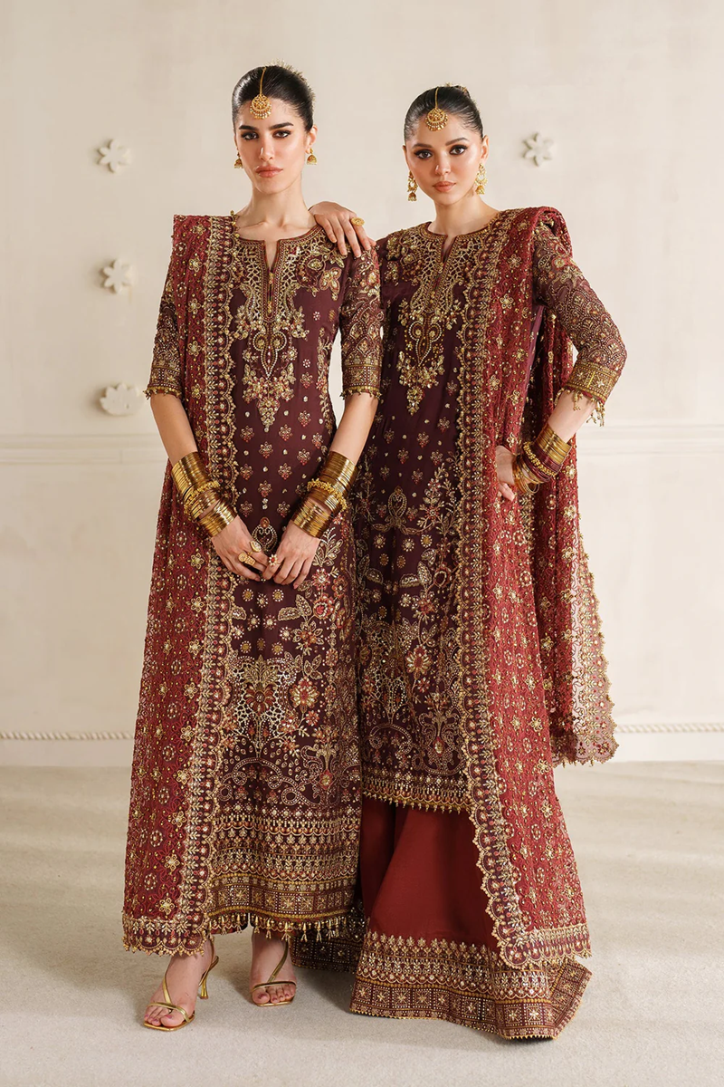 Baroque Chantelle Formal 3PCS Unstitched Collection 2025 | V-14-D07