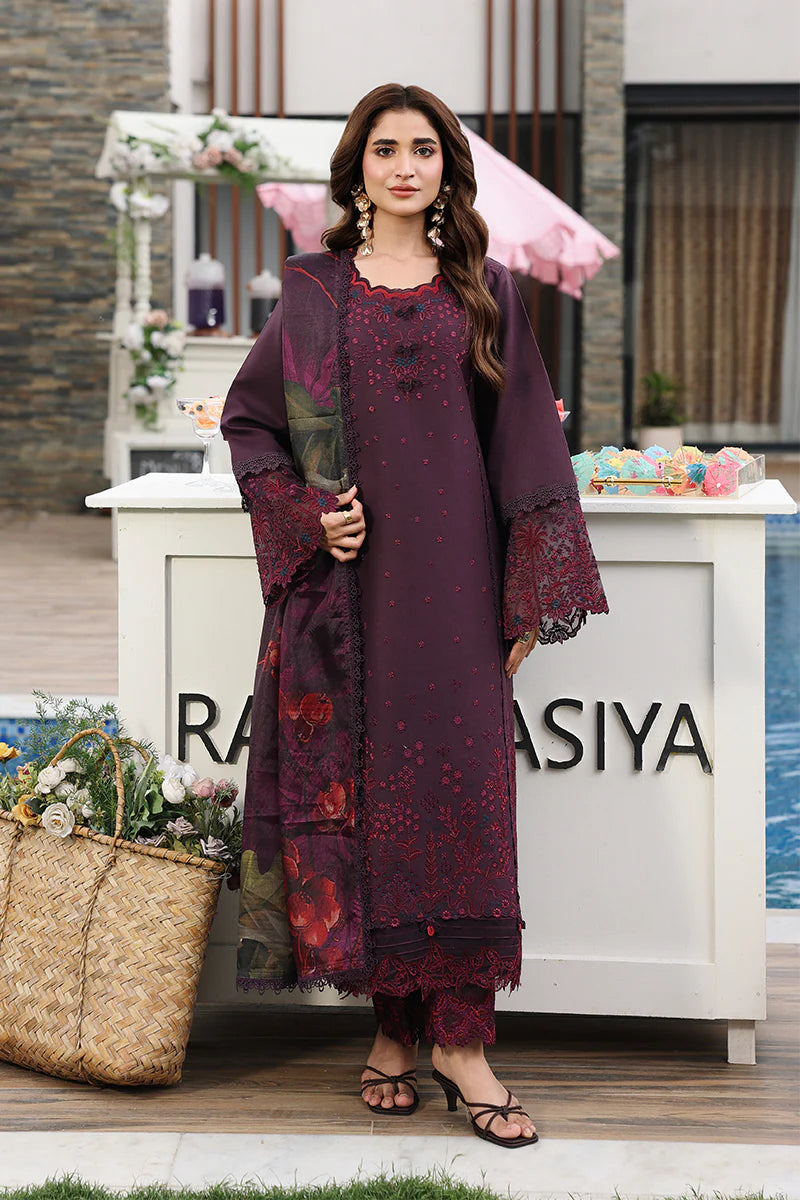 Rang Rasiya Florence Luxury Festive Edit Unstitched Collection 2026 | D10 AREZOU - Mirha Fashion
