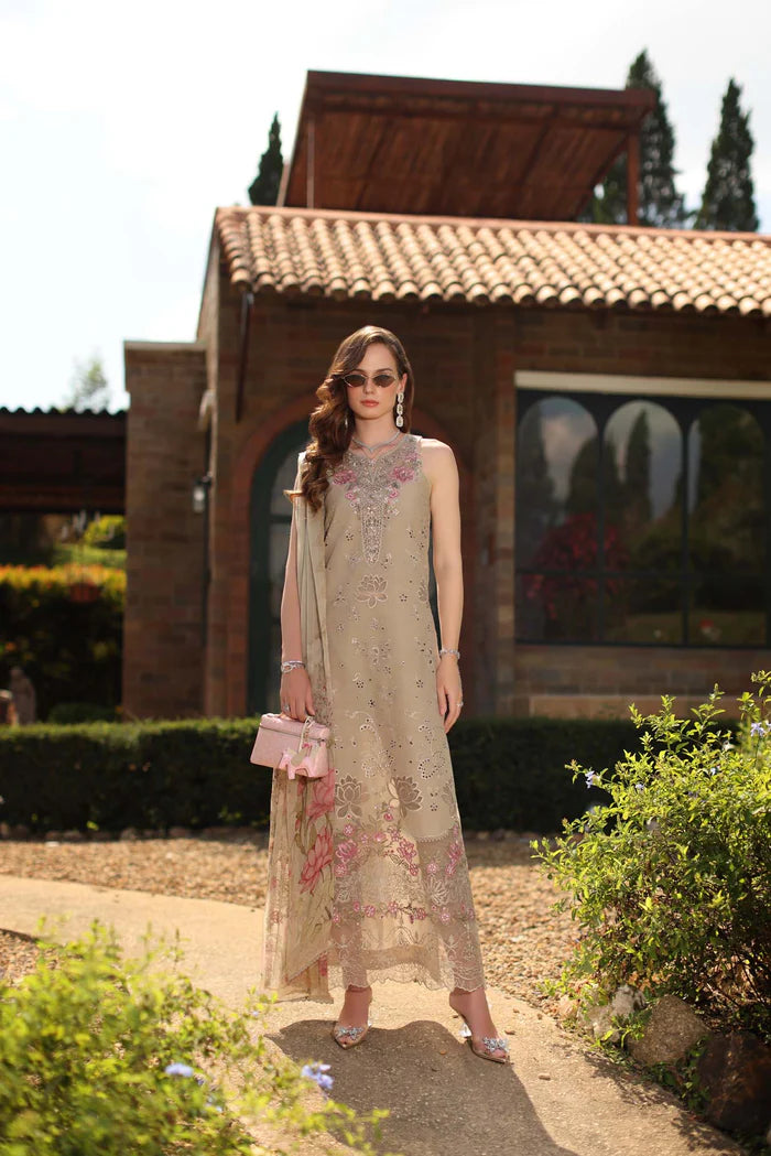 Noor By Saadia Asad Luxury Eid Handwork Schiffli Laserkari Collection 2026 | D9B-VELISSE - Mirha Fashion