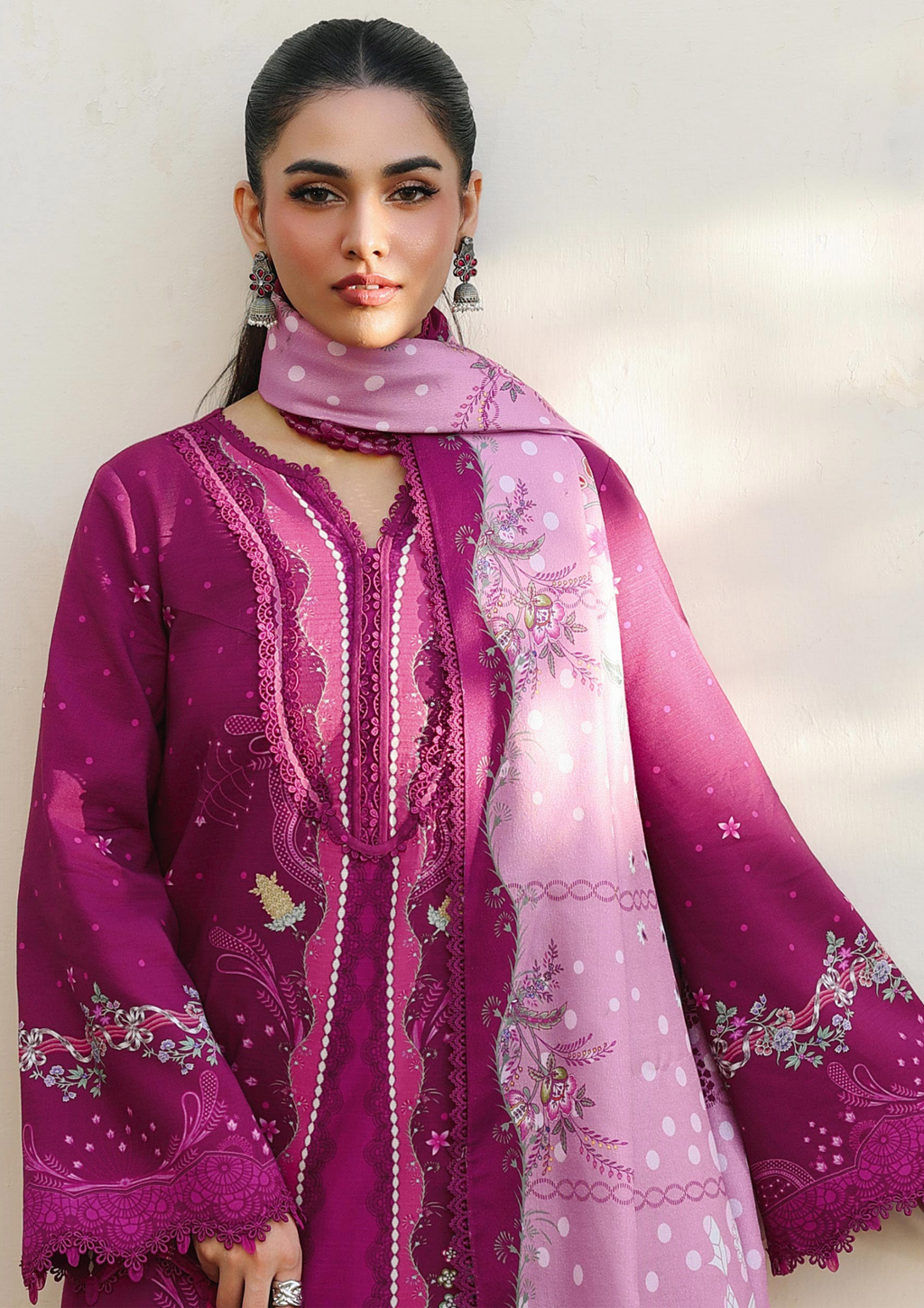 Qalamkar Qprints Winter 3PCS Unstitched Collection 2025 QW 01 B | Joris - Mirha Fashion