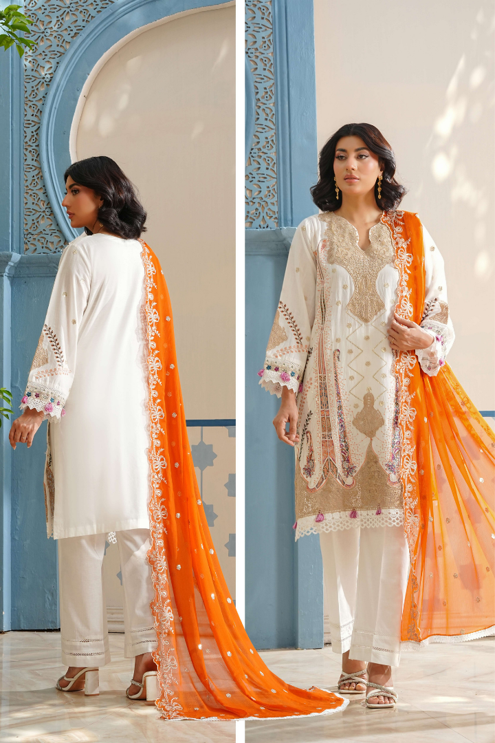 Shaanse Luxury Cotton Lumiere Drop-1 Ready to Wear Collection 2026 | White