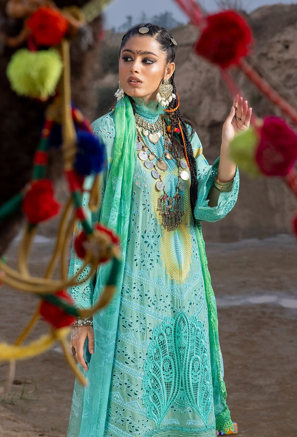 Adan Libaas Lawn By Hafsa Zia ADL101 -5529 - Mirha Fashion