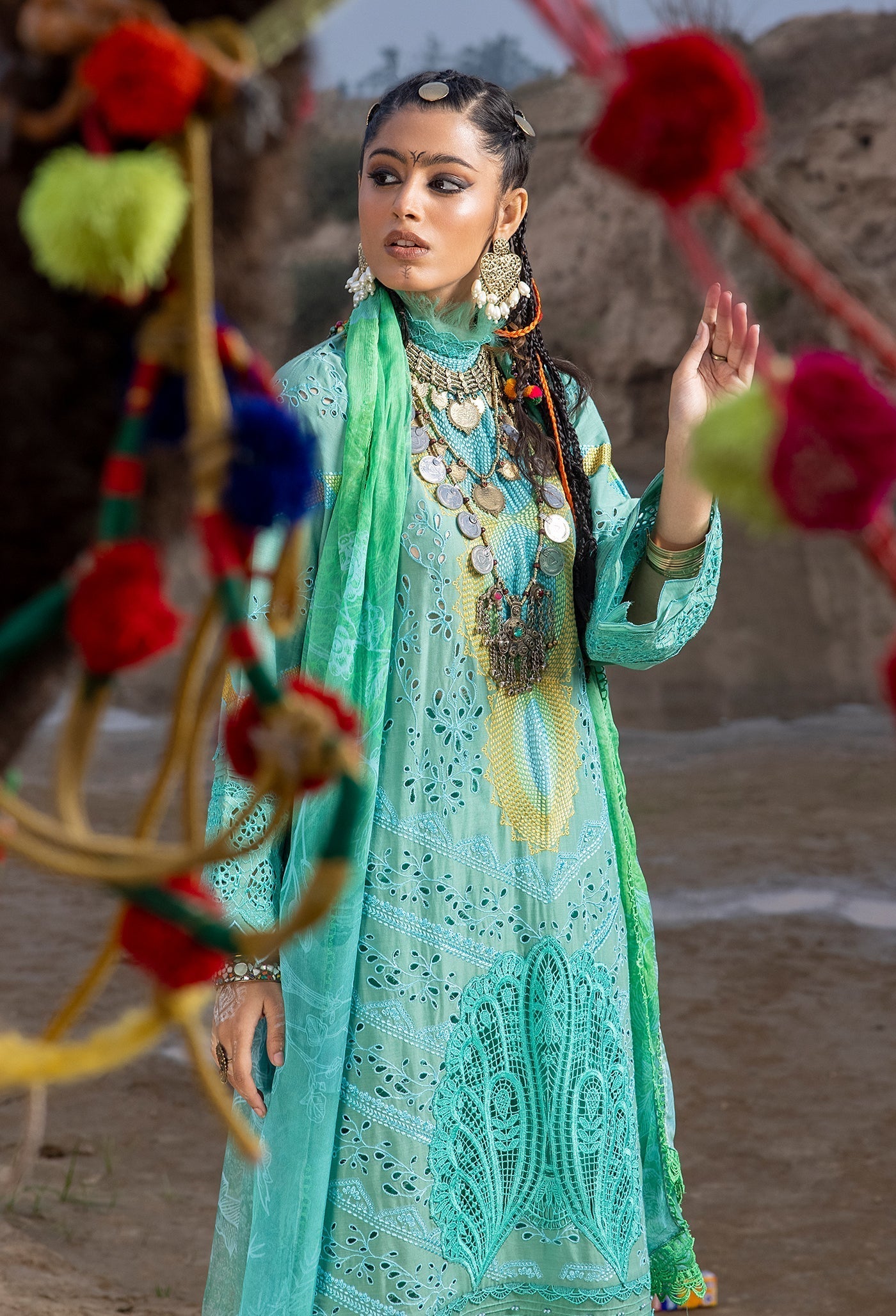 Adan Libaas Lawn By Hafsa Zia ADL101 -5529 - Mirha Fashion