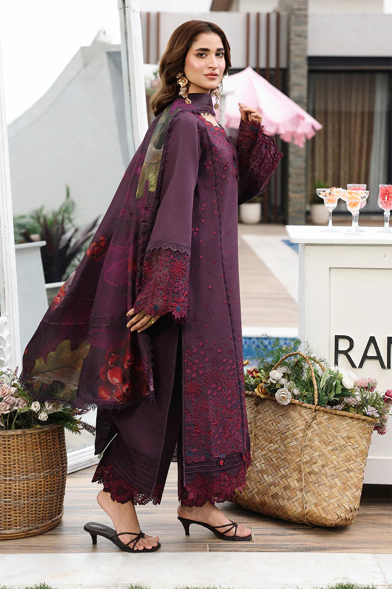 Rang Rasiya Florence Luxury Festive Edit Unstitched Collection 2026 | D10 AREZOU - Mirha Fashion