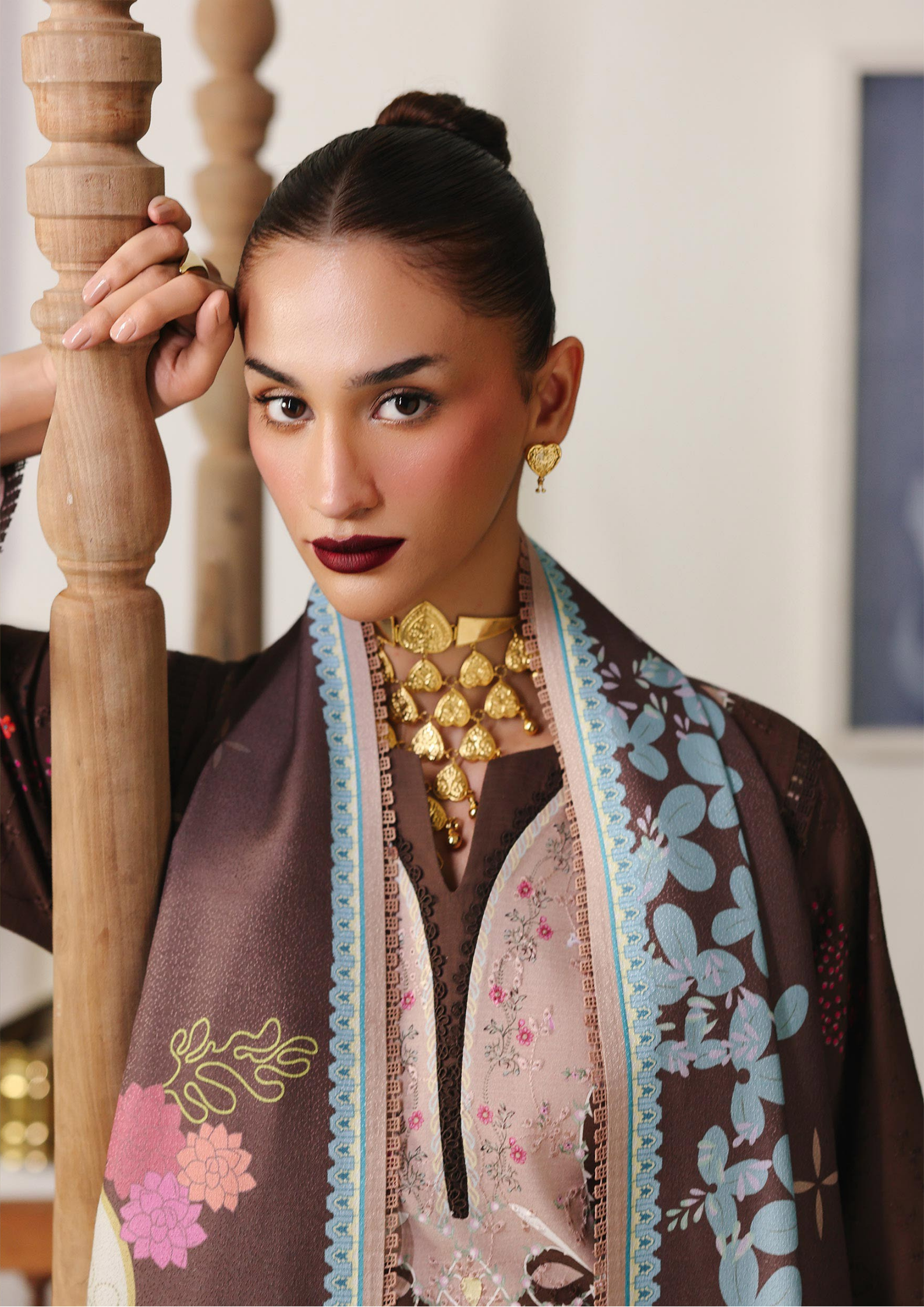 Qalamkar Qprints Winter 3PCS Unstitched Collection 2025 QW 09 B | Rabella