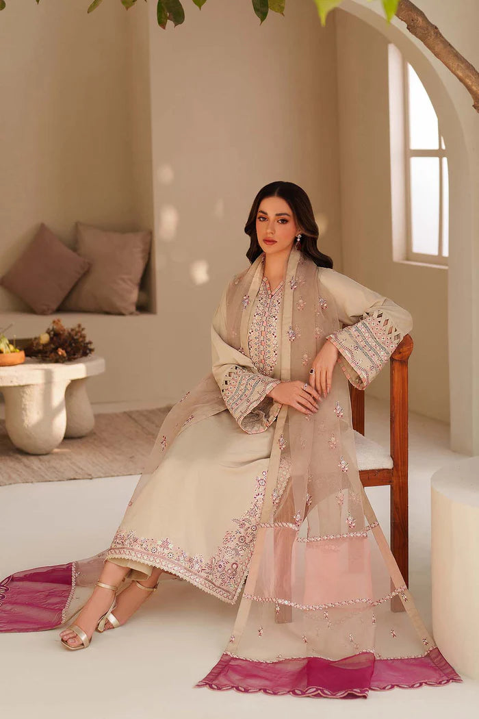 Zarif Exclusive Tabeer the Silk Edit Unstitched Collection 2026 | 06 RAAG - Mirha Fashion