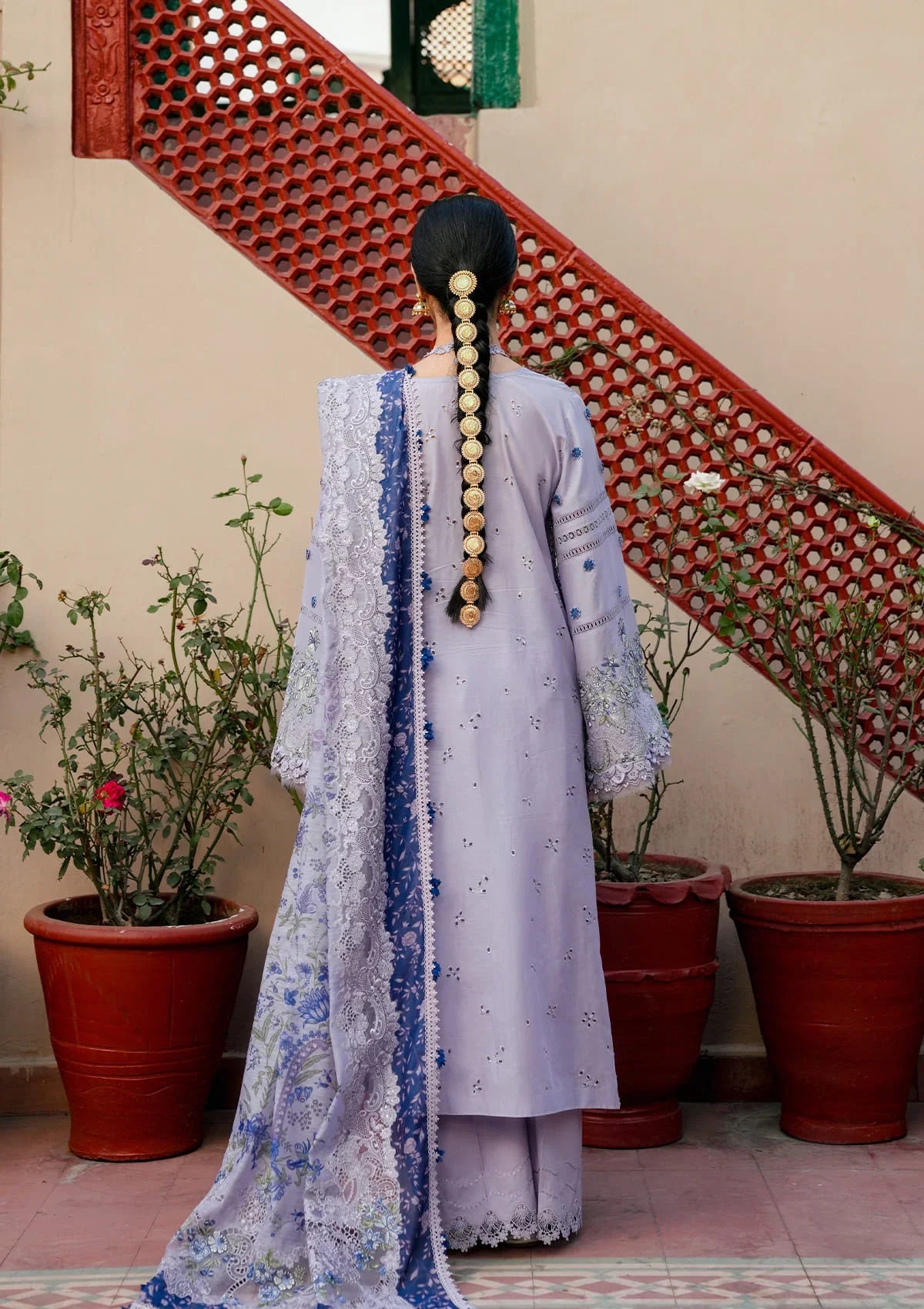 KAHF Ek Fasana Luxury Lawn Unstitched Collection 2026 | KLB-7B NAZNEEN - Mirha Fashion
