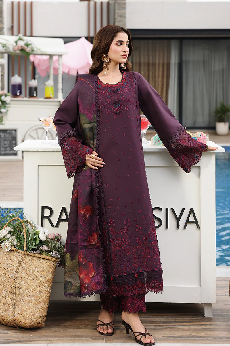 Rang Rasiya Florence Luxury Festive Edit Unstitched Collection 2026 | D10 AREZOU - Mirha Fashion