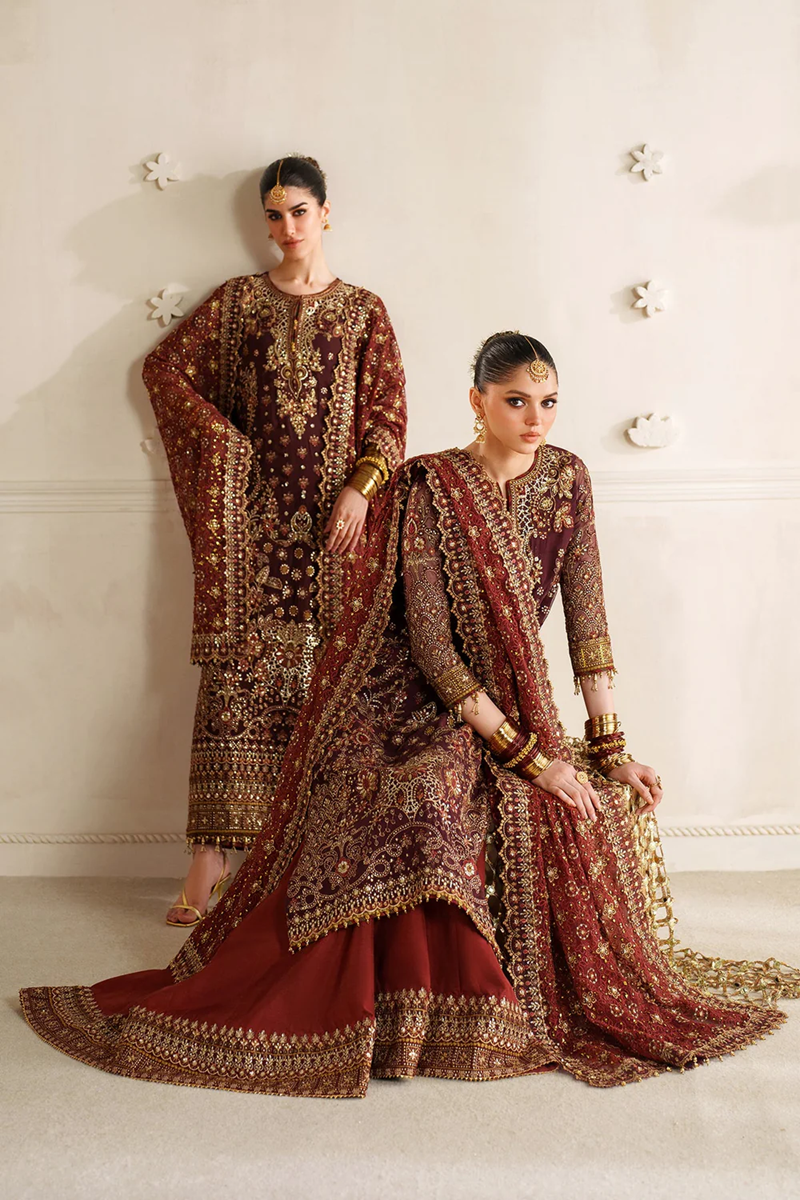 Baroque Chantelle Formal 3PCS Unstitched Collection 2025 | V-14-D07