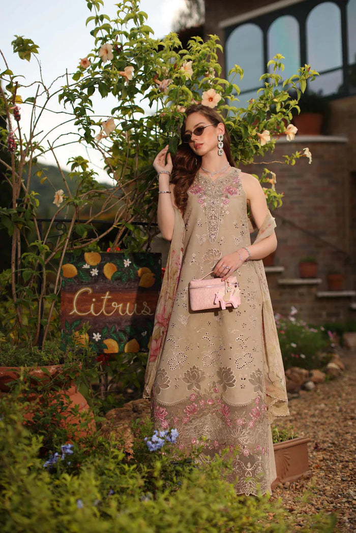 Noor By Saadia Asad Luxury Eid Handwork Schiffli Laserkari Collection 2026 | D9B-VELISSE - Mirha Fashion
