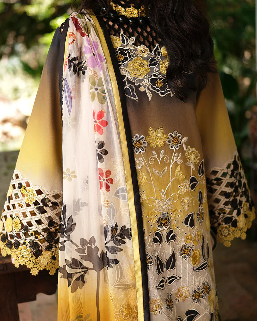 Mushq Amoi Luxury Lawn 3PCS Unstitched Collection 2026 | MUNSS260115 Timeless Charm