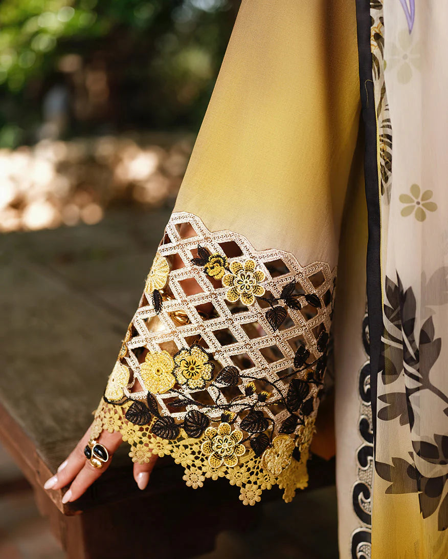 Mushq Amoi Luxury Lawn 3PCS Unstitched Collection 2026 | MUNSS260115 Timeless Charm