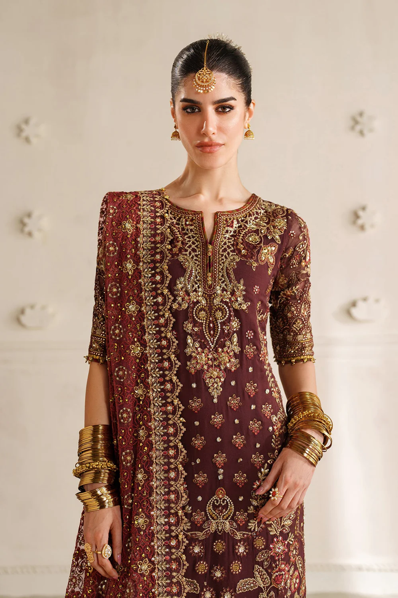 Baroque Chantelle Formal 3PCS Unstitched Collection 2025 | V-14-D07