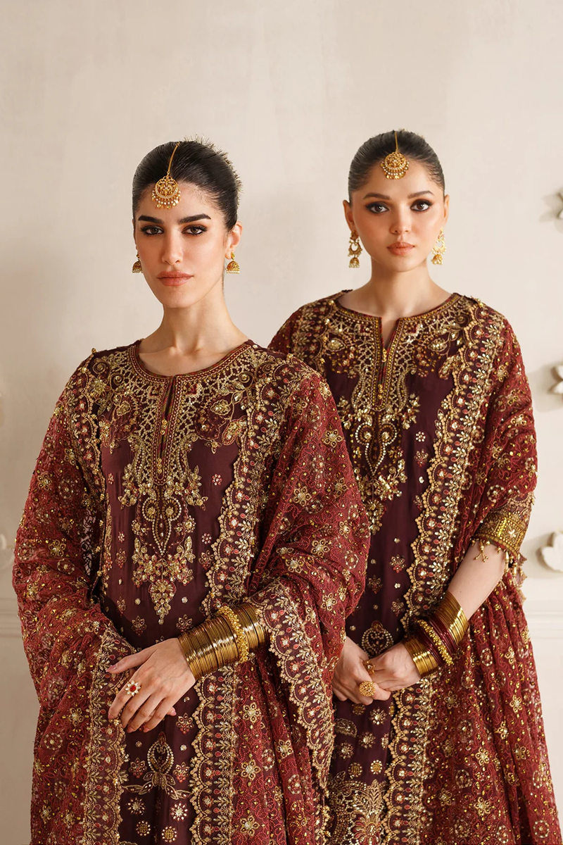 Baroque Chantelle Formal 3PCS Unstitched Collection 2025 | V-14-D07
