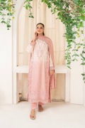 Shaanse Luxury Ombre Silk Ready to Wear Collection 2026 | Peach