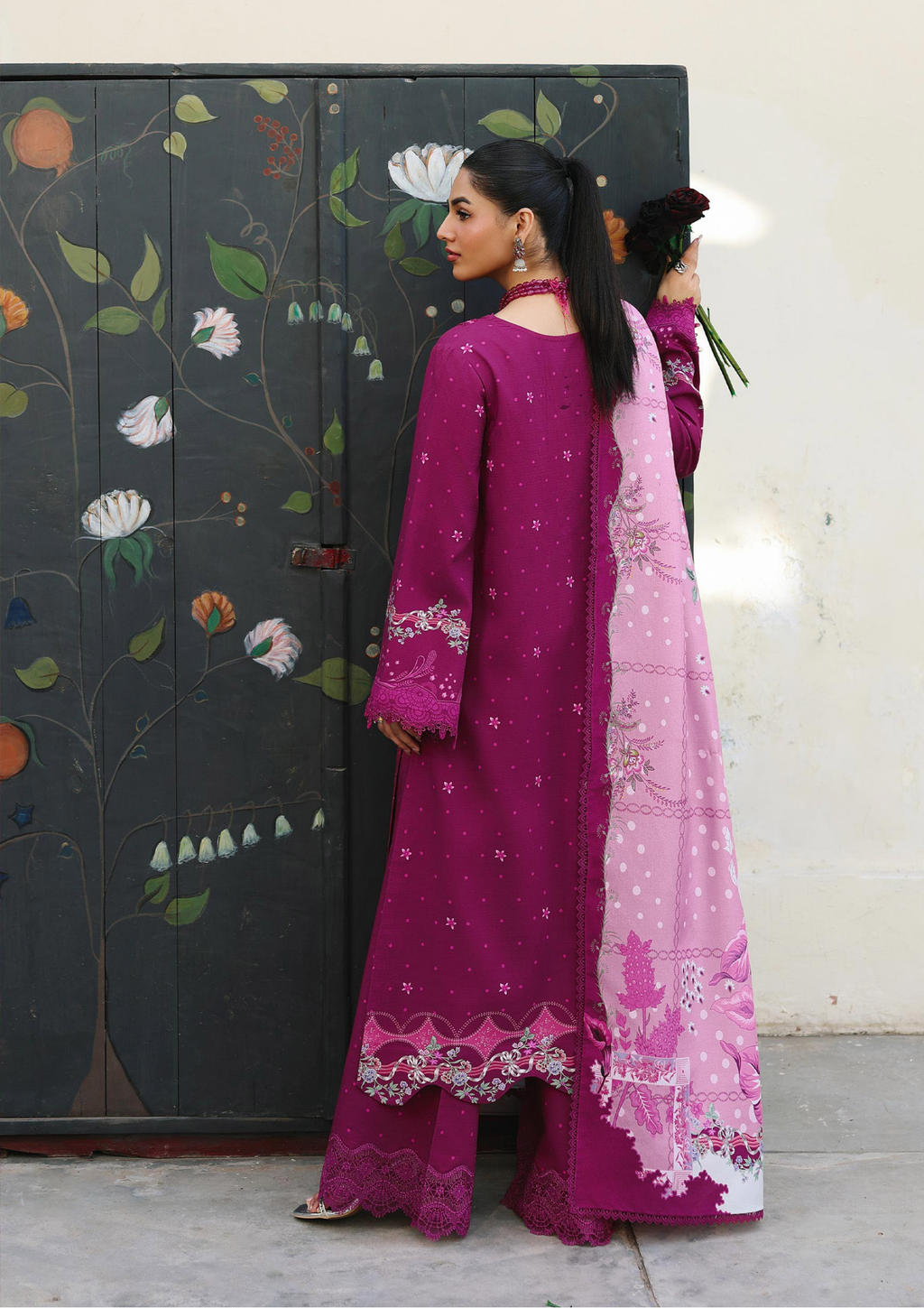 Qalamkar Qprints Winter 3PCS Unstitched Collection 2025 QW 01 B | Joris - Mirha Fashion
