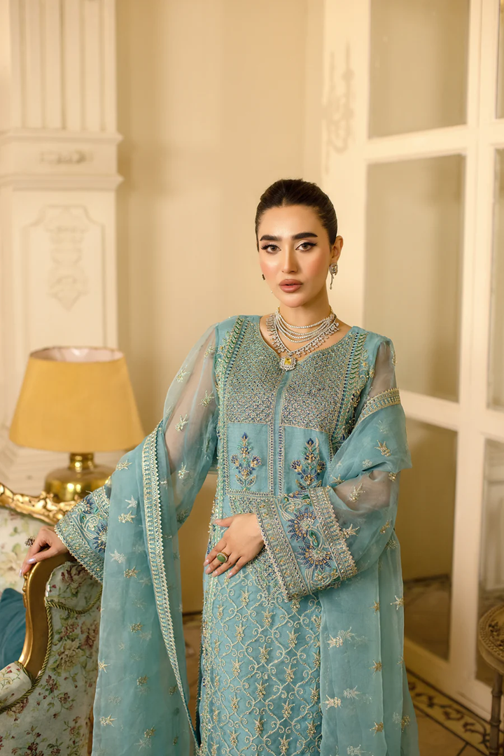 Rajkumari Formal By Sidra Aleem 3 PCS Unstitched 25 | Aquessence 07
