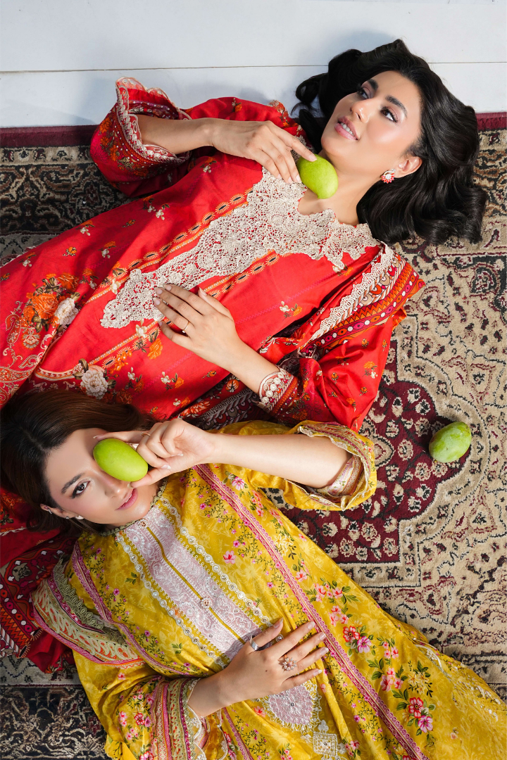 Shaanse Monsoon Luxury pret Cotton Ready to Wear Collection 2026 | Yellow