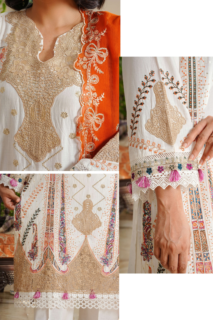 Shaanse Luxury Cotton Lumiere Drop-1 Ready to Wear Collection 2026 | White