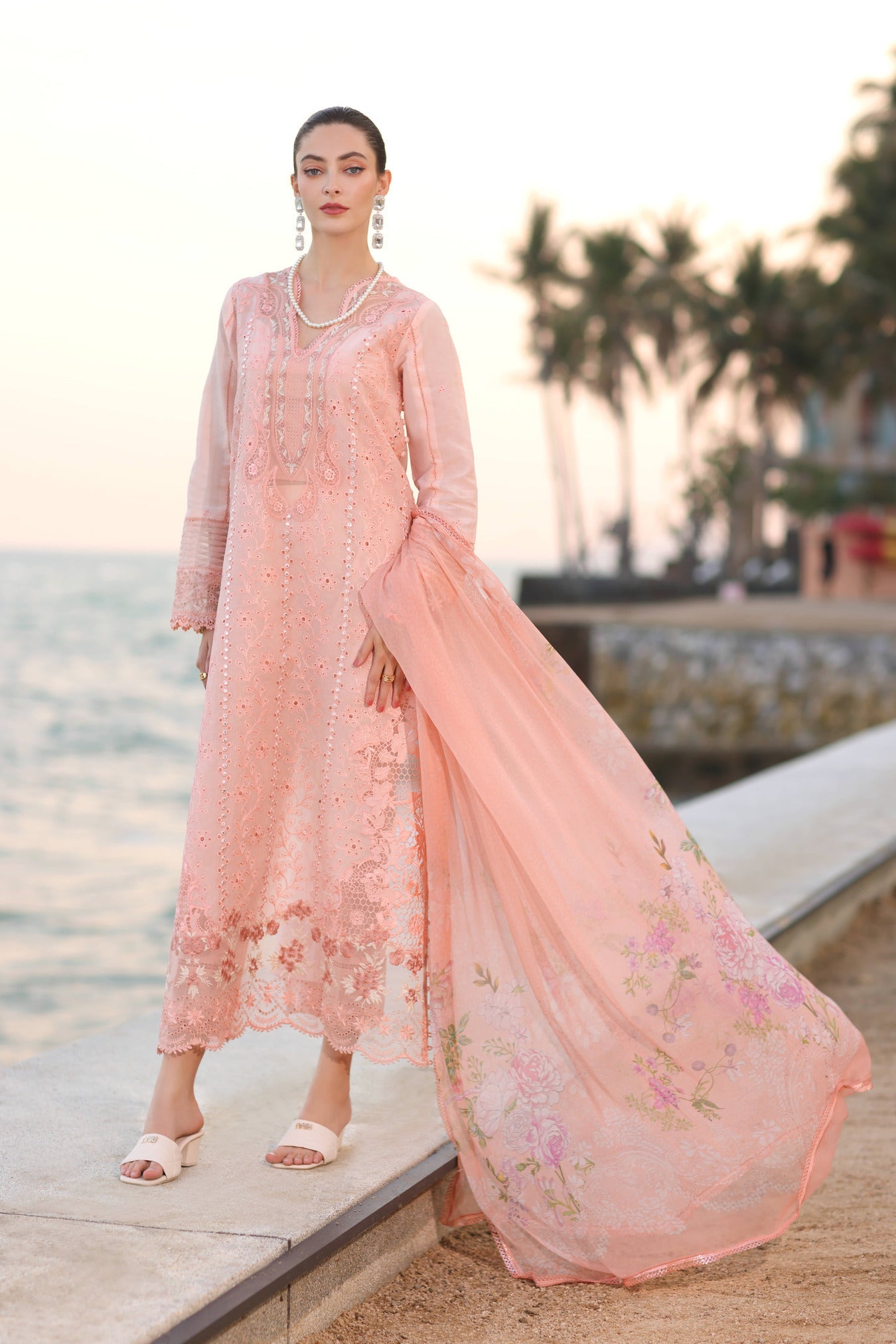 Noor By Sadia Asad Eid Laserkari Unstitched Collection 2025| D3-B