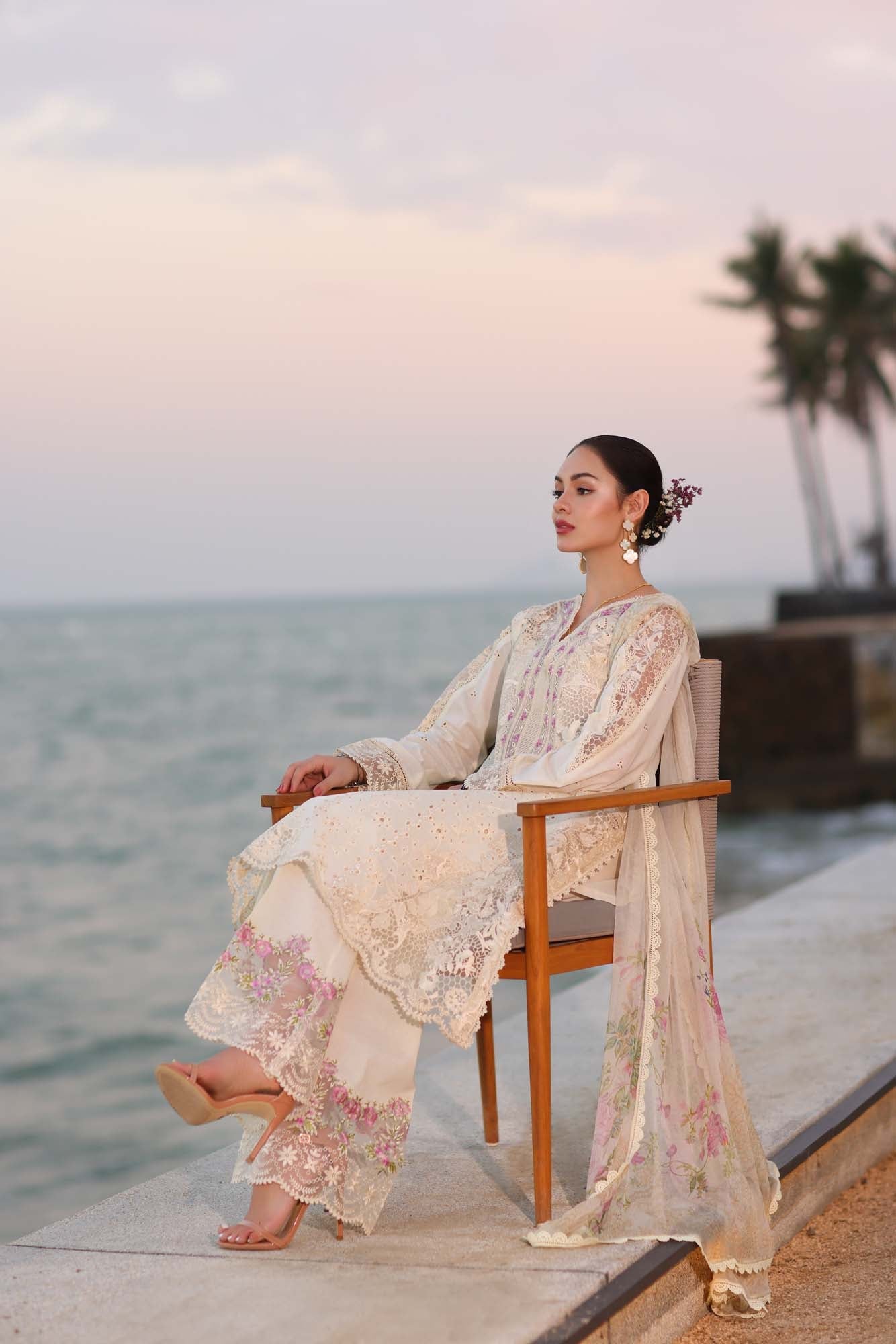 Noor By Sadia Asad Eid Laserkari Unstitched Collection 2025| D3-A