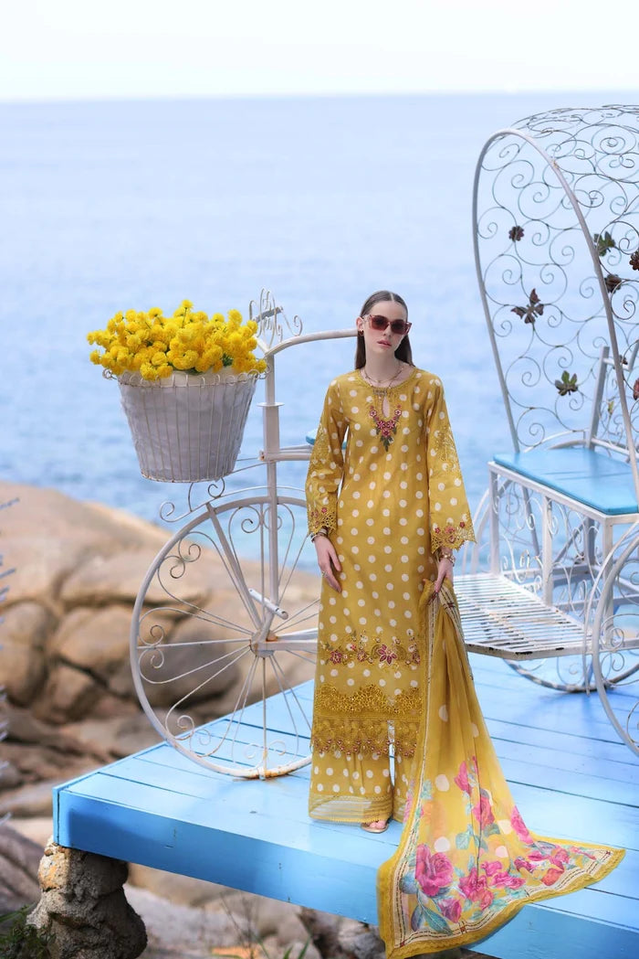 Saadia Asad Noor Luxe Printkari Lawn – D6-B