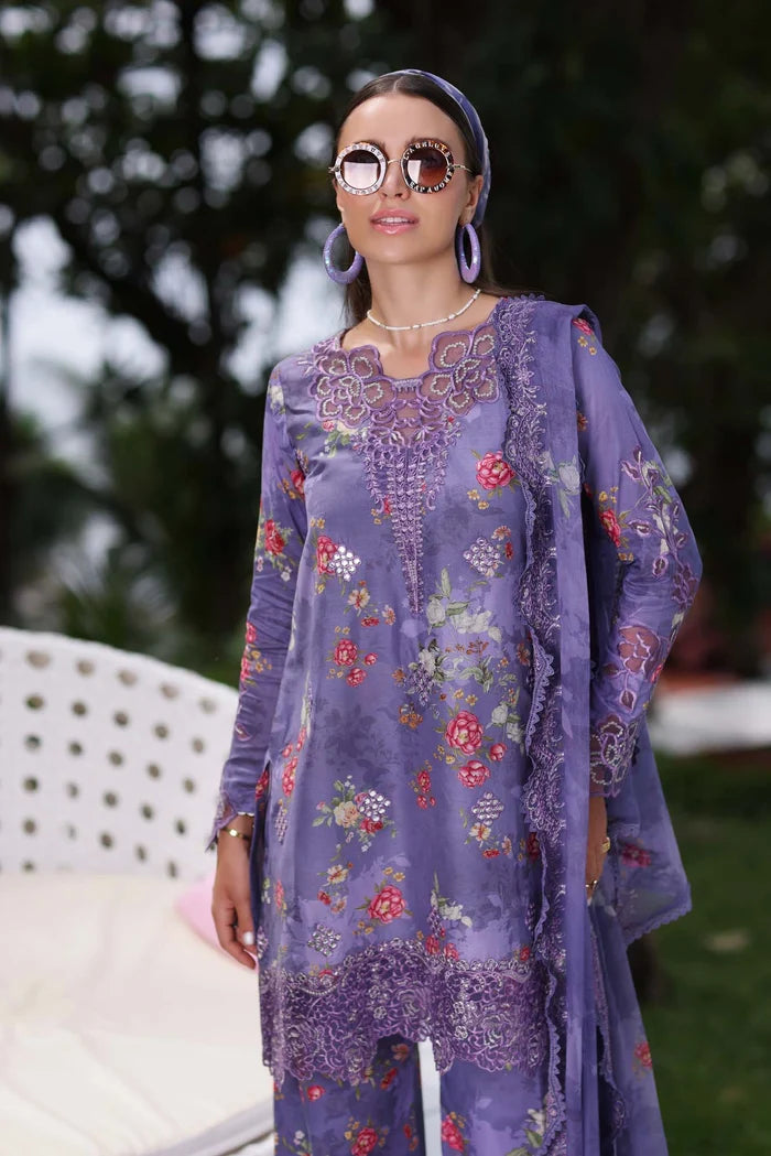 Saadia Asad Noor Luxe Printkari Lawn – D4-B