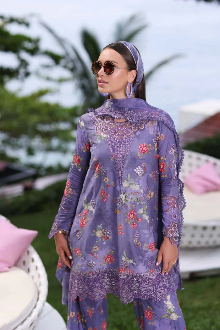 Saadia Asad Noor Luxe Printkari Lawn – D4-B