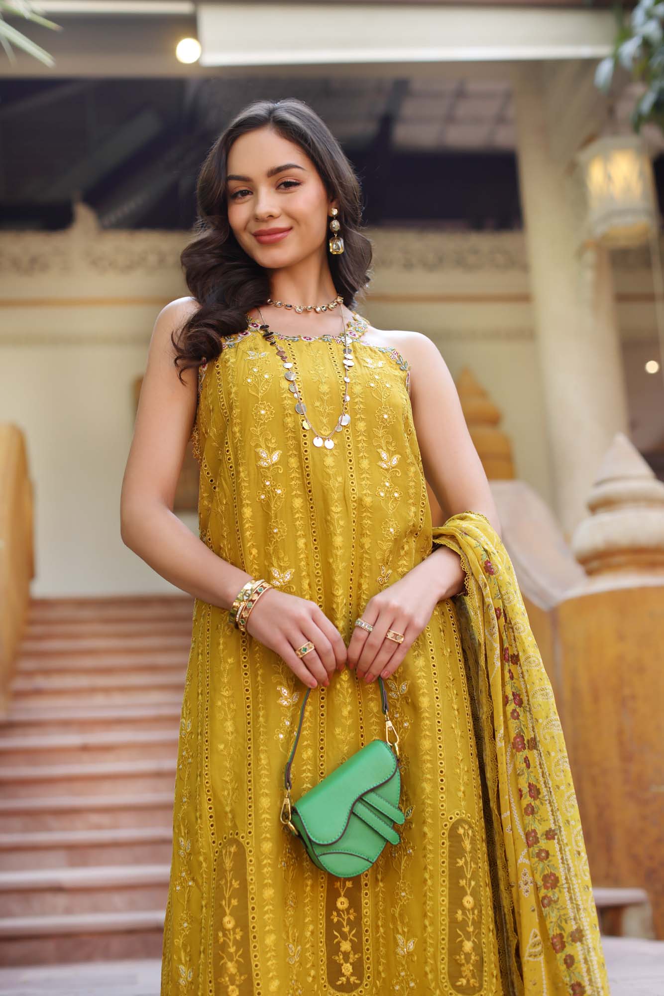 Noor By Sadia Asad Eid Laserkari Unstitched Collection 2025| D5-A