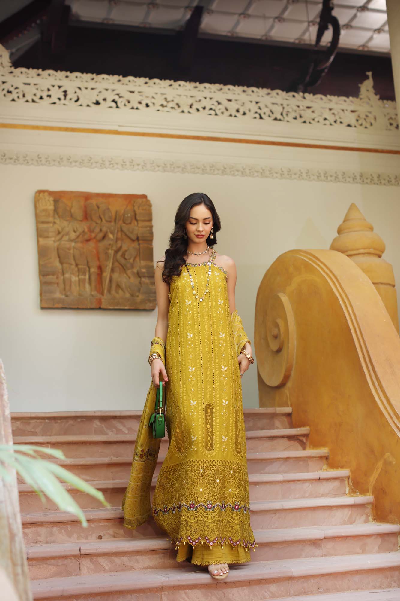 Noor By Sadia Asad Eid Laserkari Unstitched Collection 2025| D5-A