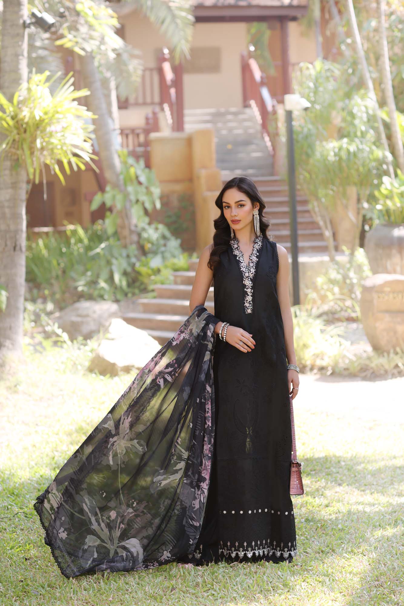 Noor By Sadia Asad Eid Laserkari Unstitched Collection 2025| D6-A