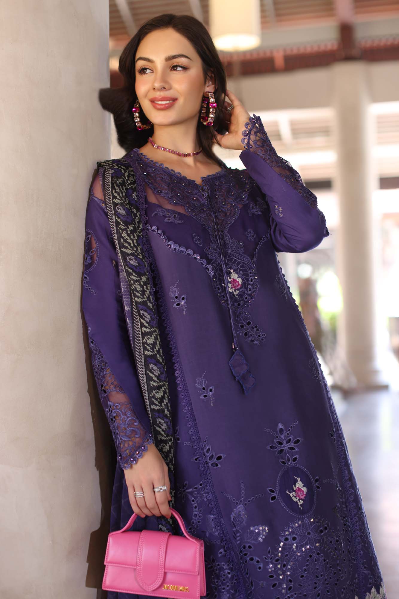 Noor By Sadia Asad Eid Laserkari Unstitched Collection 2025| D4-B