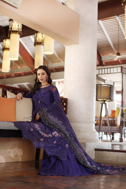 Noor By Sadia Asad Eid Laserkari Unstitched Collection 2025| D4-B